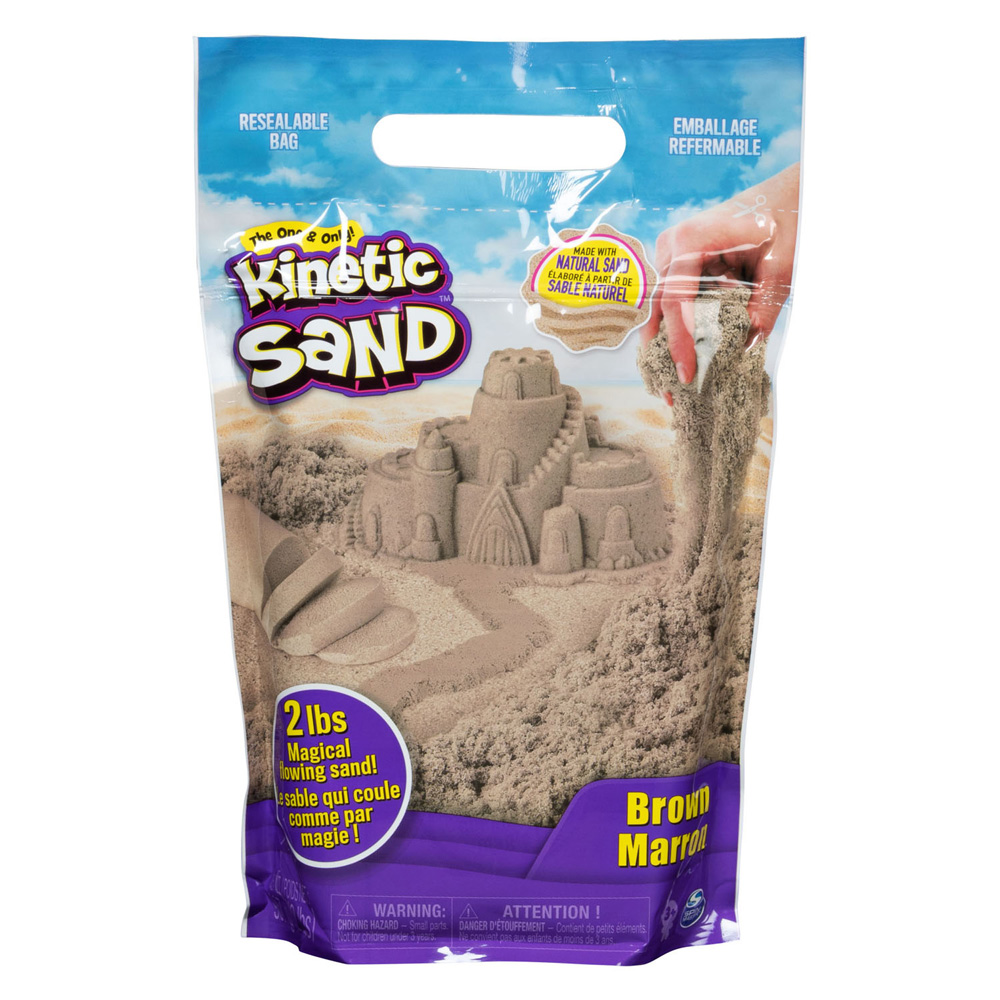 Kinectic Sand Speelzand Bruin in Zak, 907 gram