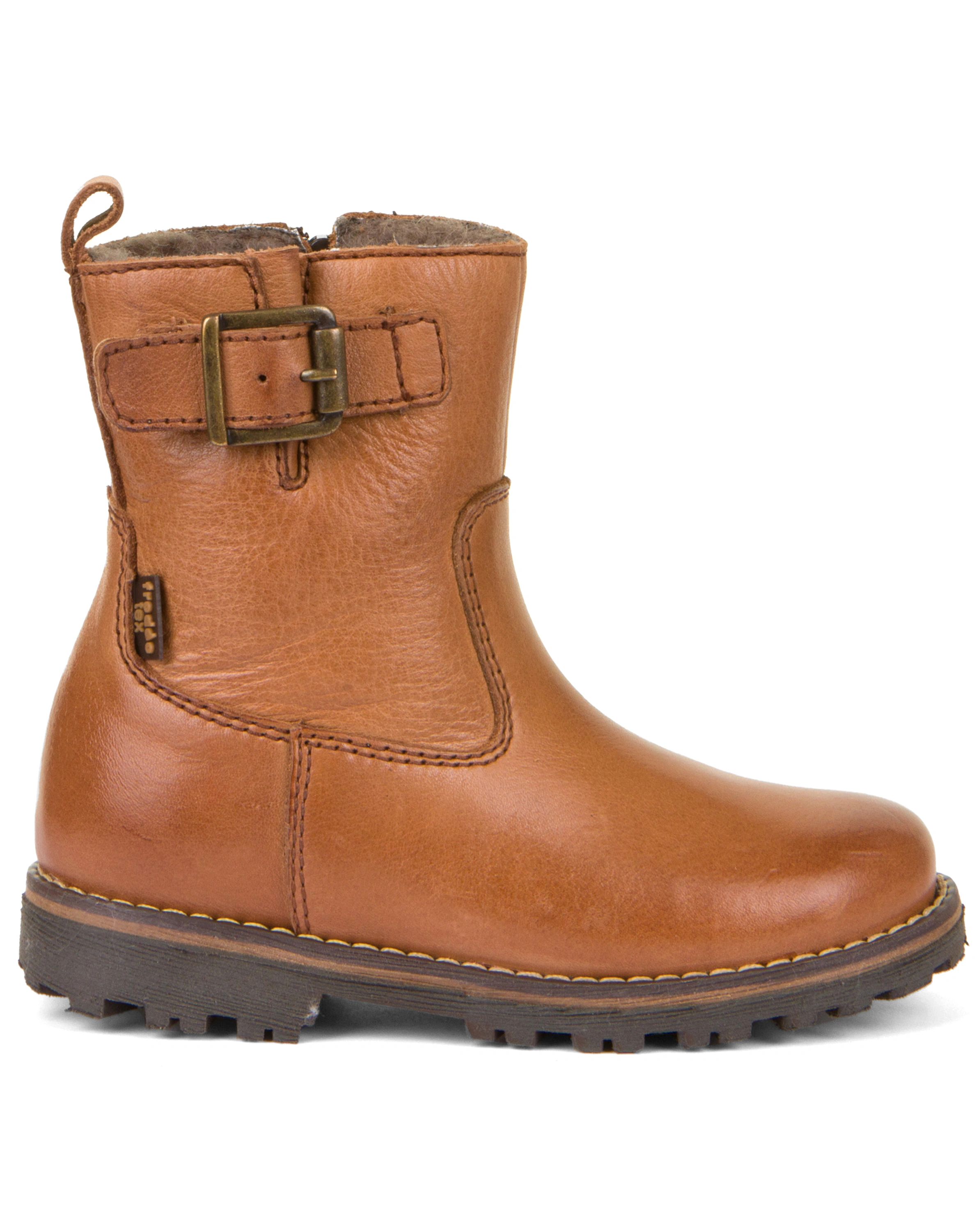 Stiefel MAXINE BUCKLE gefüttert in cognac
