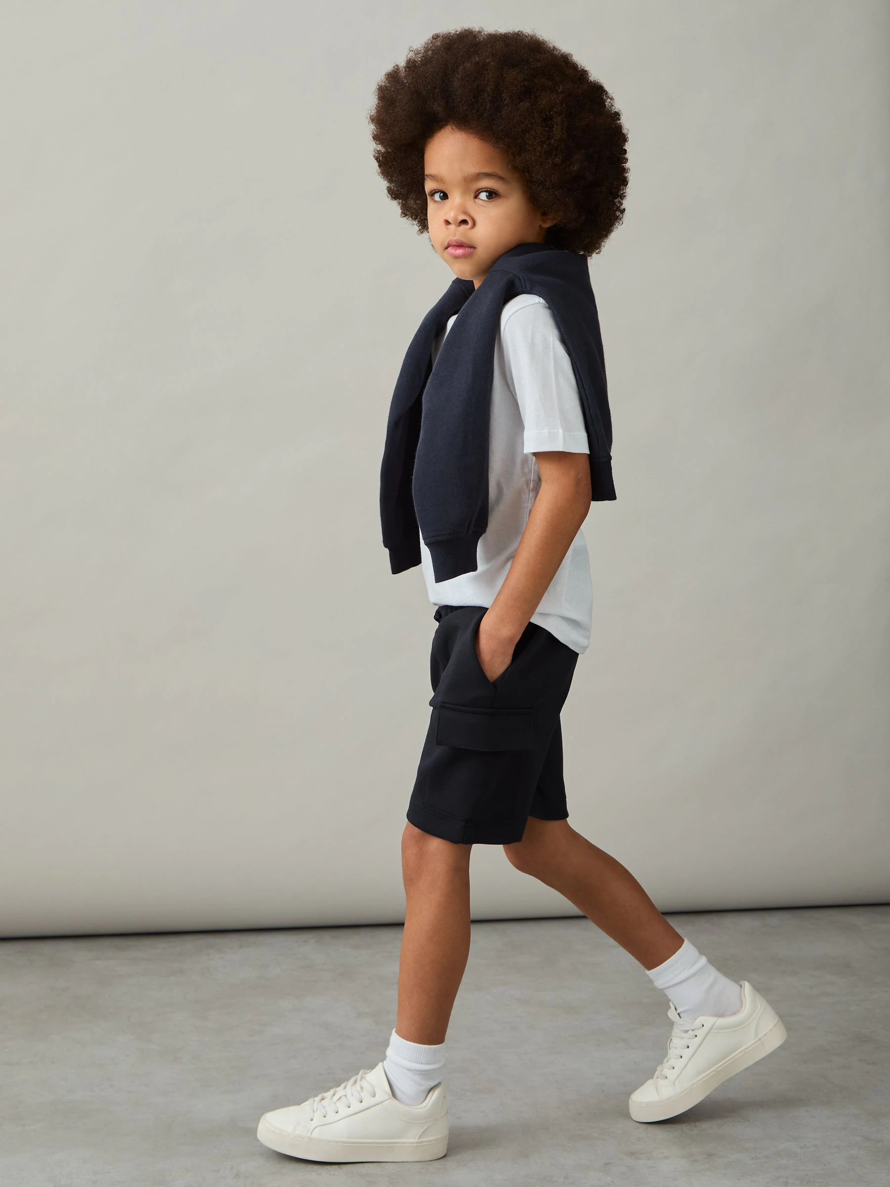 Reiss Oliver cargoshorts van interlock-jersey