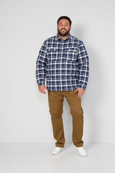 Boston Park Hemdjacke, Karostepp, Bauchfit, bis 82