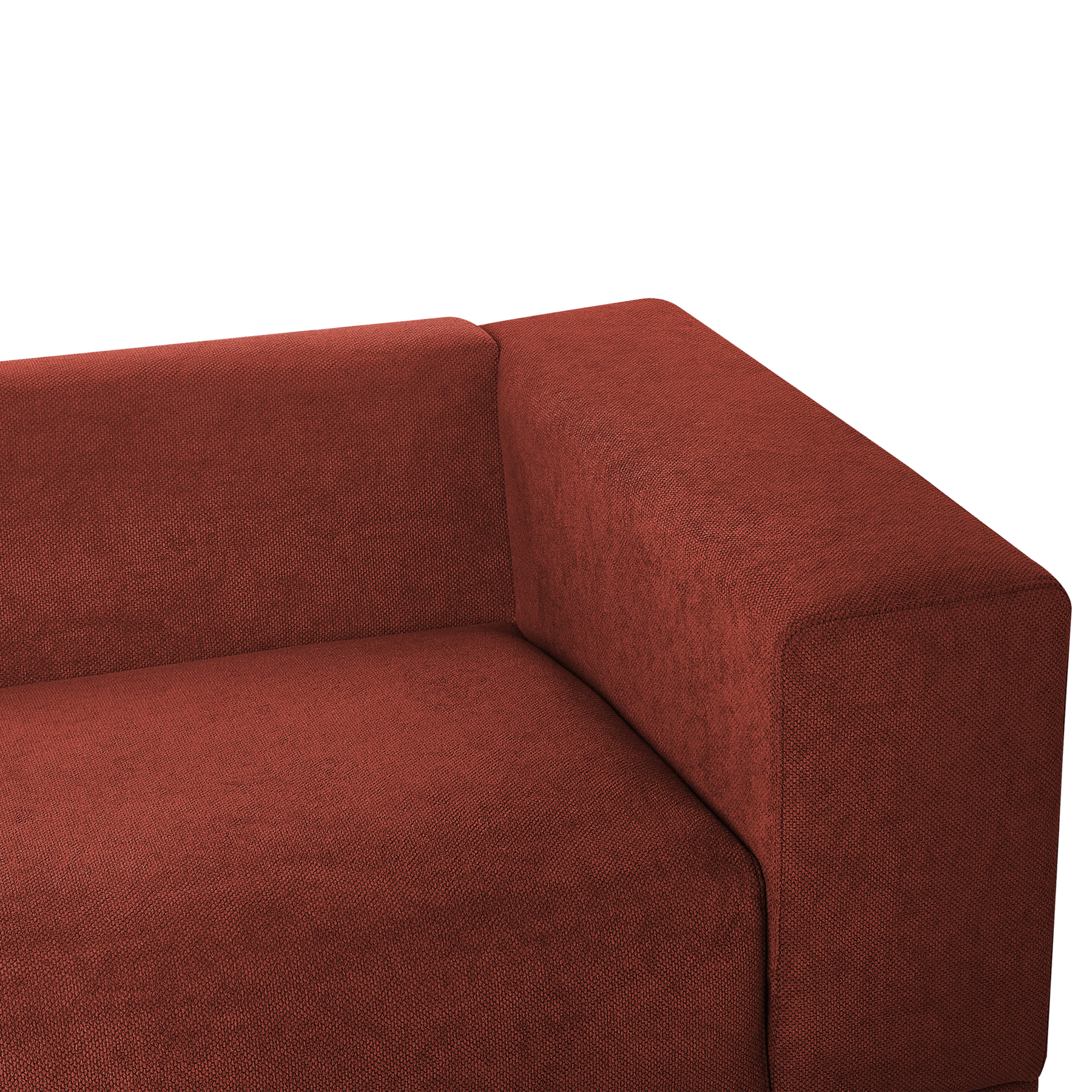 Beliani - NIVALA - Driezitsbank - Rood - Polyester