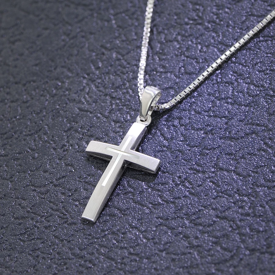trendor Kreuz mit Kinder-Halskette Silber 925 silver