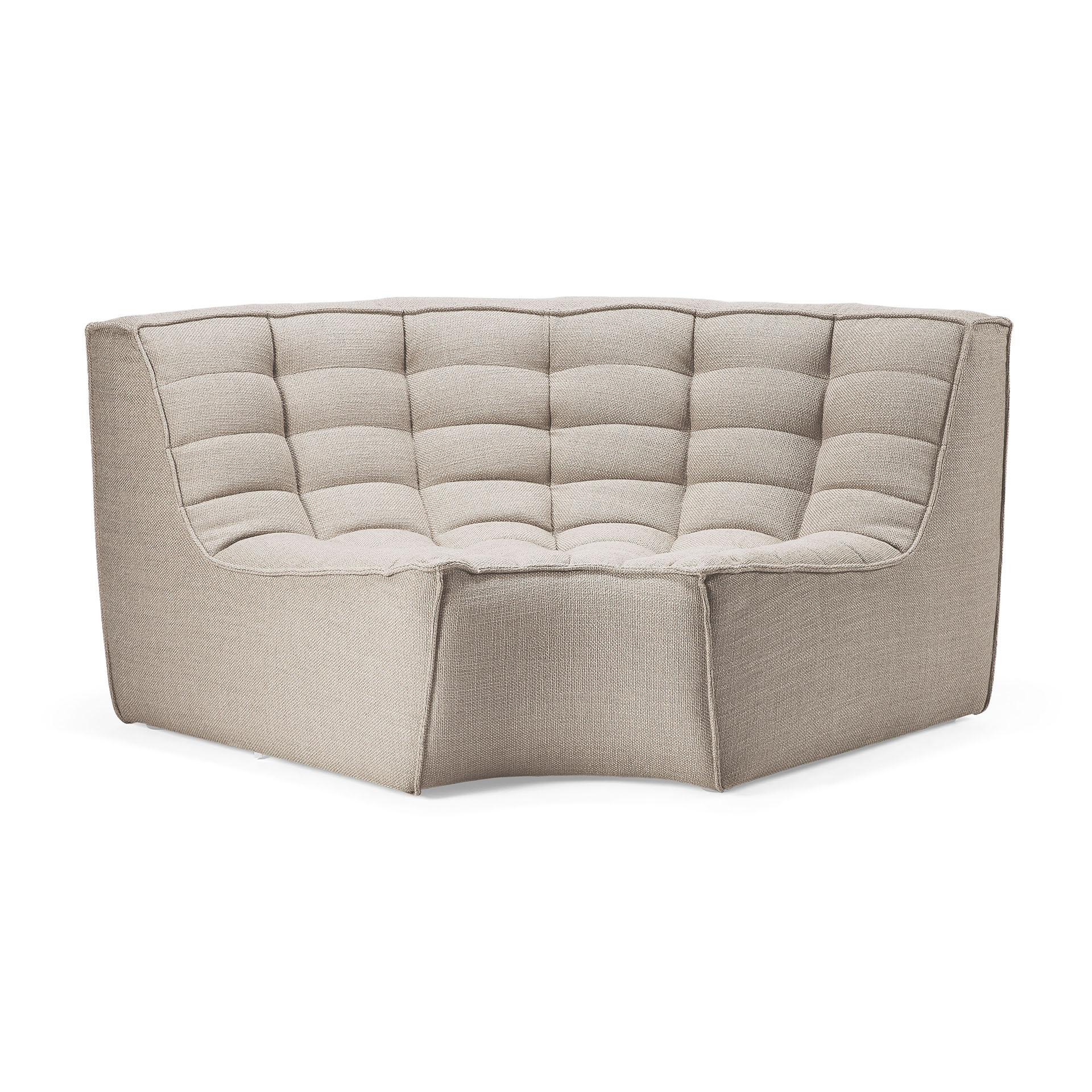 Sofa N701 90° round corner - beige