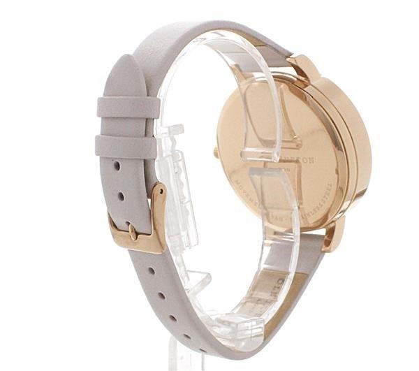 Olivia Burton Pink Dials Stainless Steel Fashion Analogue Quartz Watch