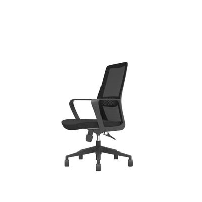 Fauteuil de bureau ZIGY - accoudoirs fixes - noir