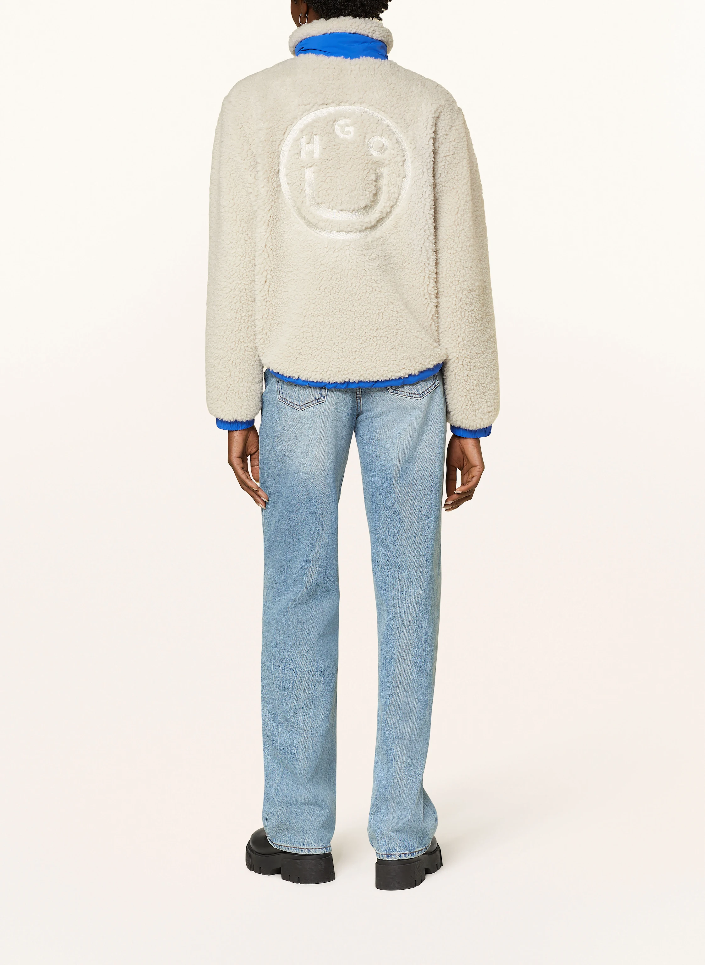 HUGO BLUE Teddyfell-Jacke FOSBURY