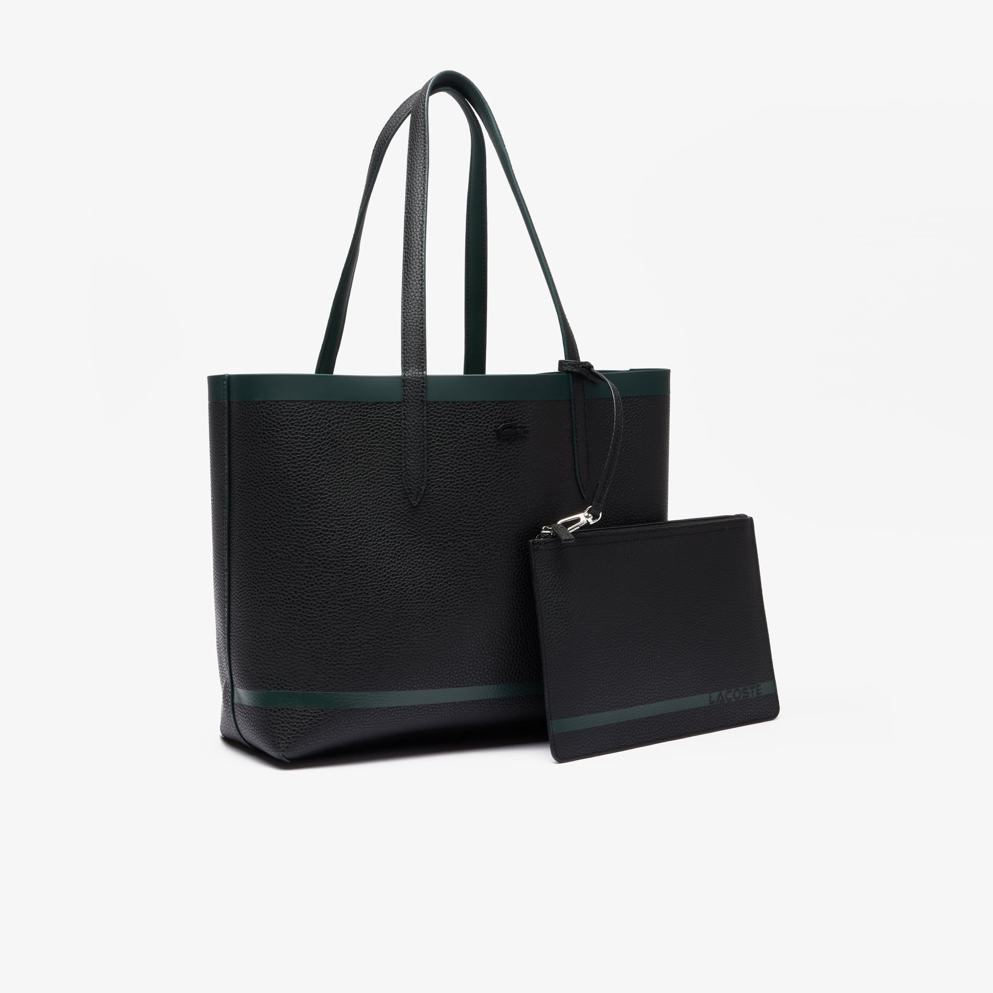 Sac cabas Anna réversible imprimé all-over Sacs à main & Cabas - Vert - Lacoste - Femme