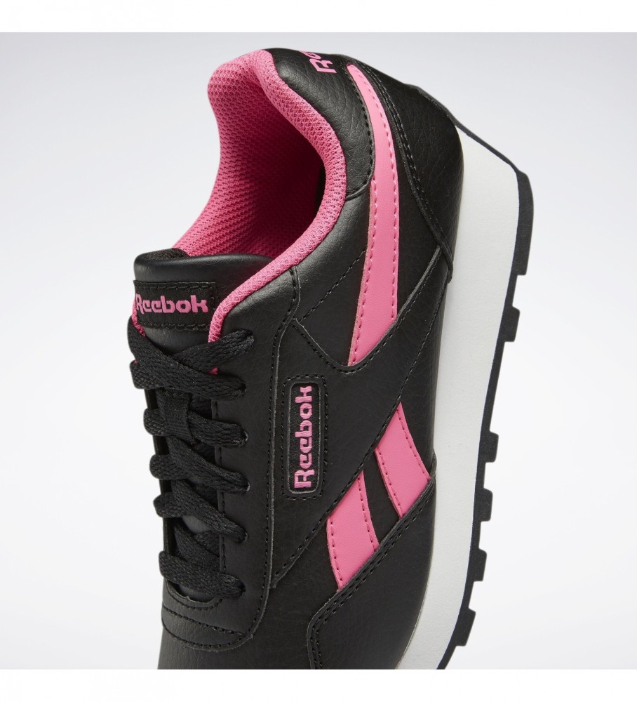 Tênis Reebok Royal Rewind, preto e rosa
