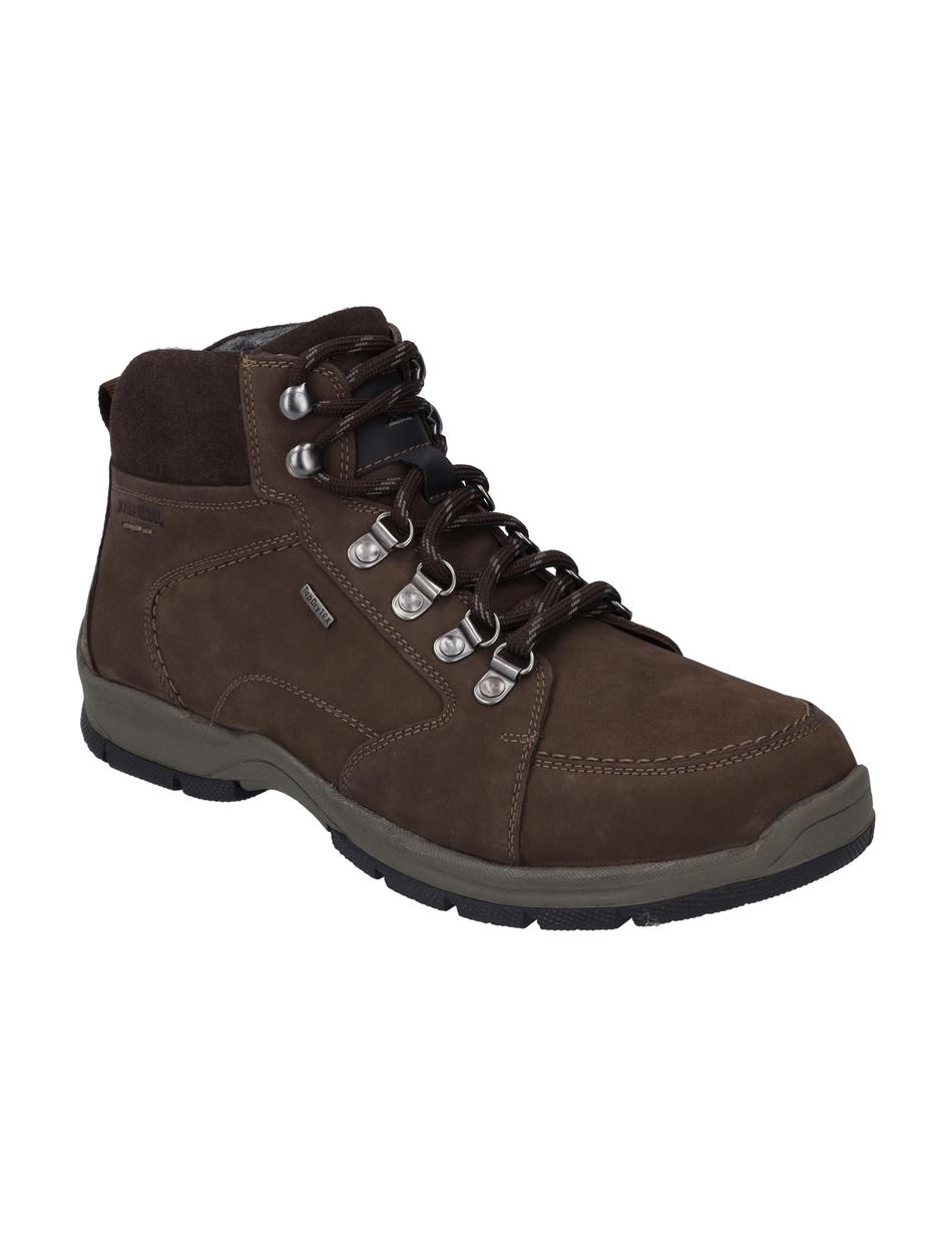 Stiefelette Lenny 56, braun-kombi