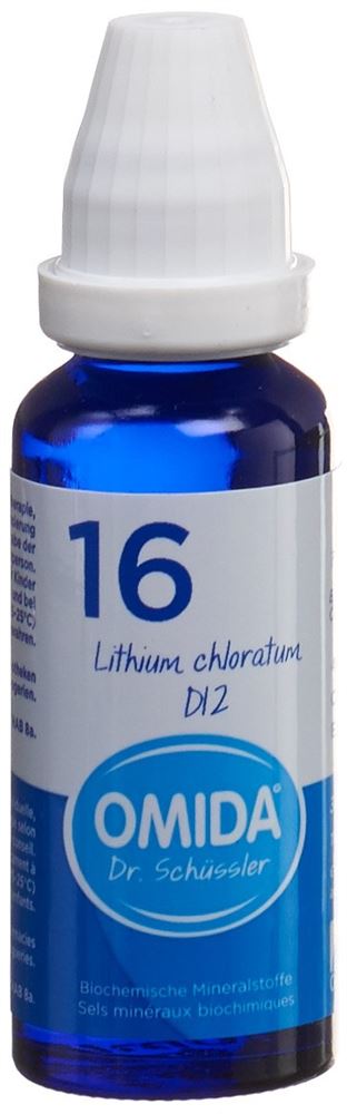 Omida Nr16 Lithium chloratum 12 D<br>30 ml, Flasche, Dilution