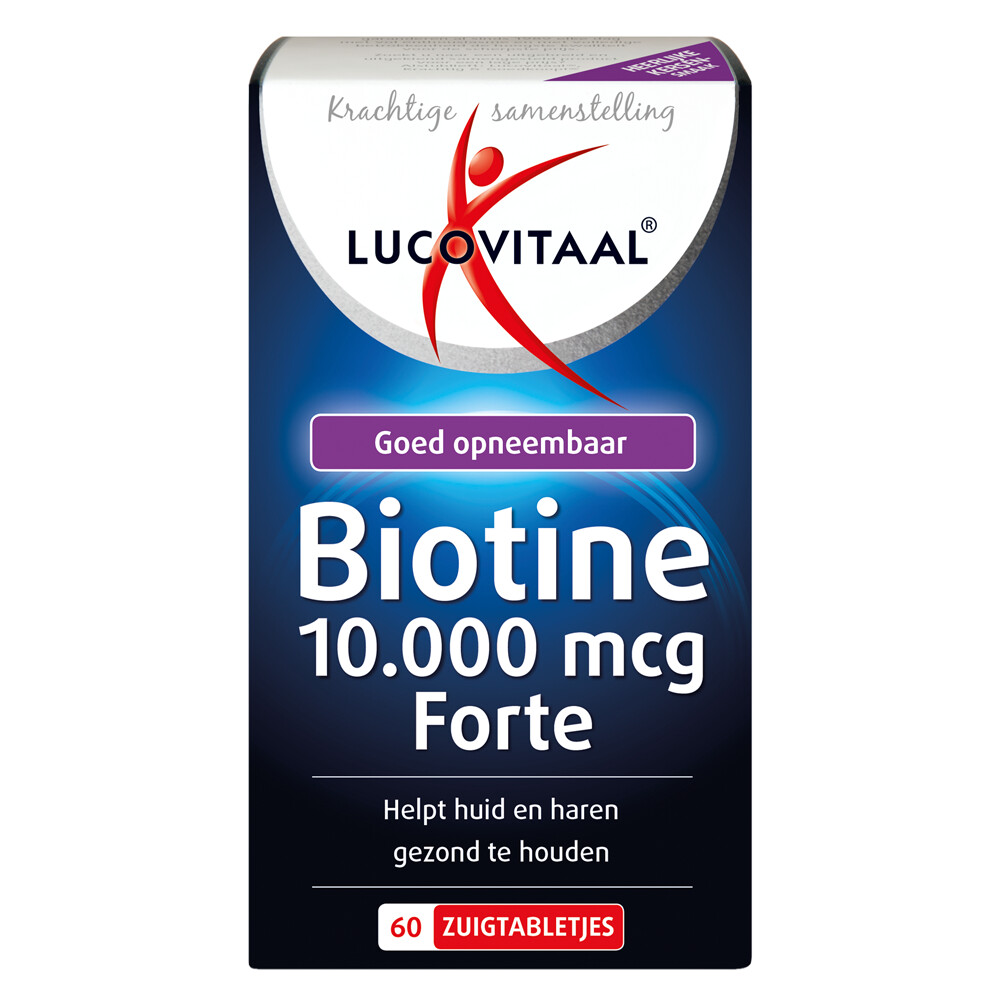 Lucovitaal Biotine 10.000 mcg Forte60 zuigtabletten