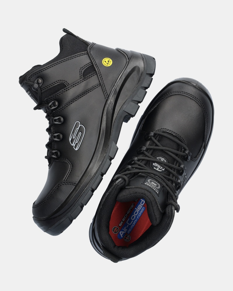 Skechers Work Trophus Veterboots  - zwart