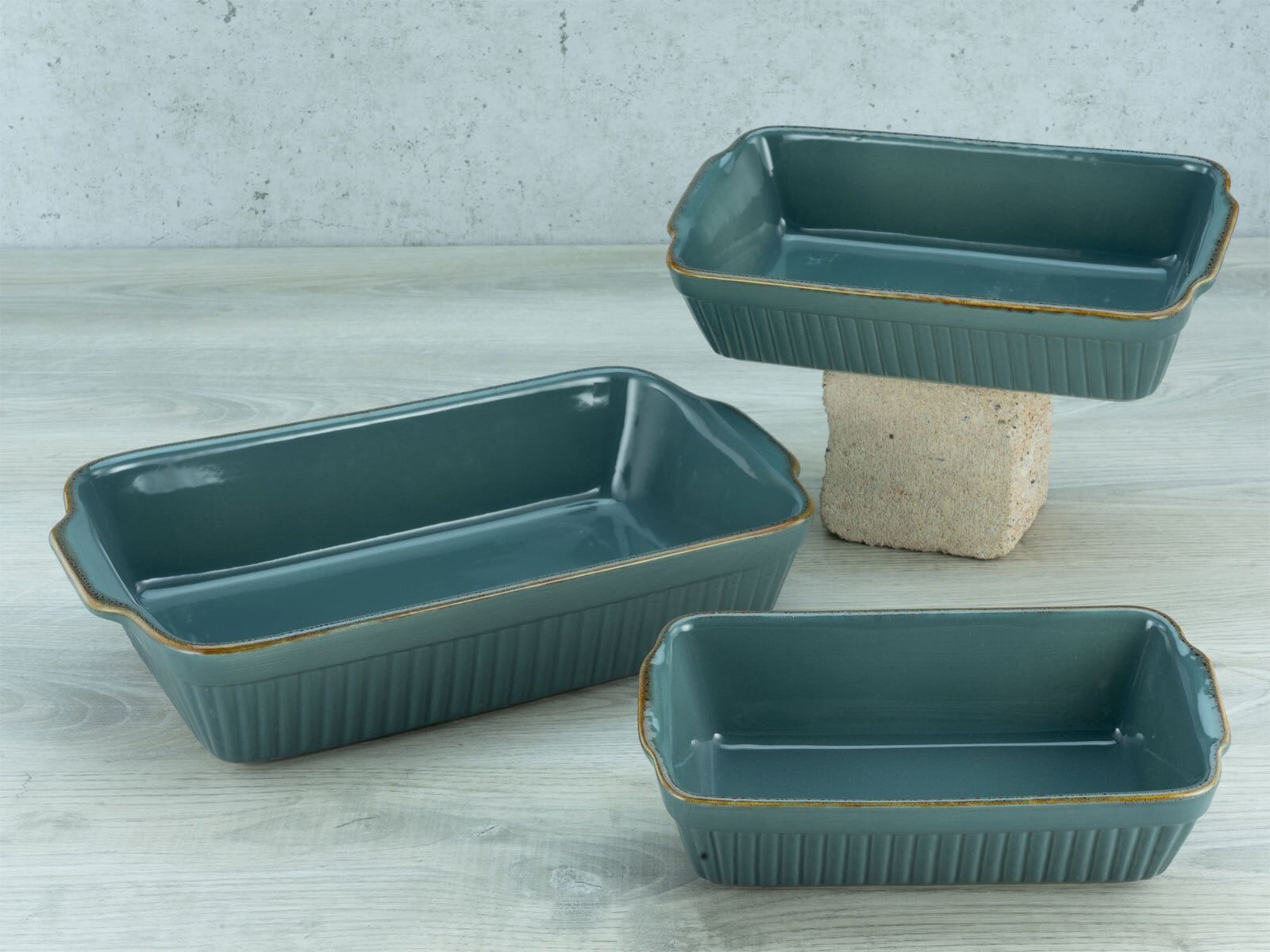 CreaTable Auflaufform CLASSIC VINTAGE petrol