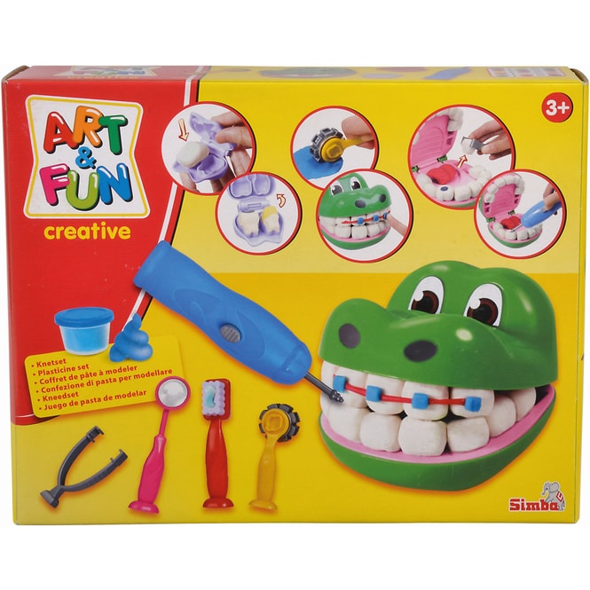 A&F Knetset Krokodil Zahnarzt