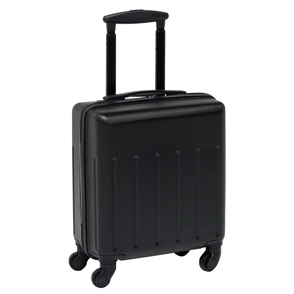 Valise cabine Low Cost 4 roues et poignées noir 36x20x45cm