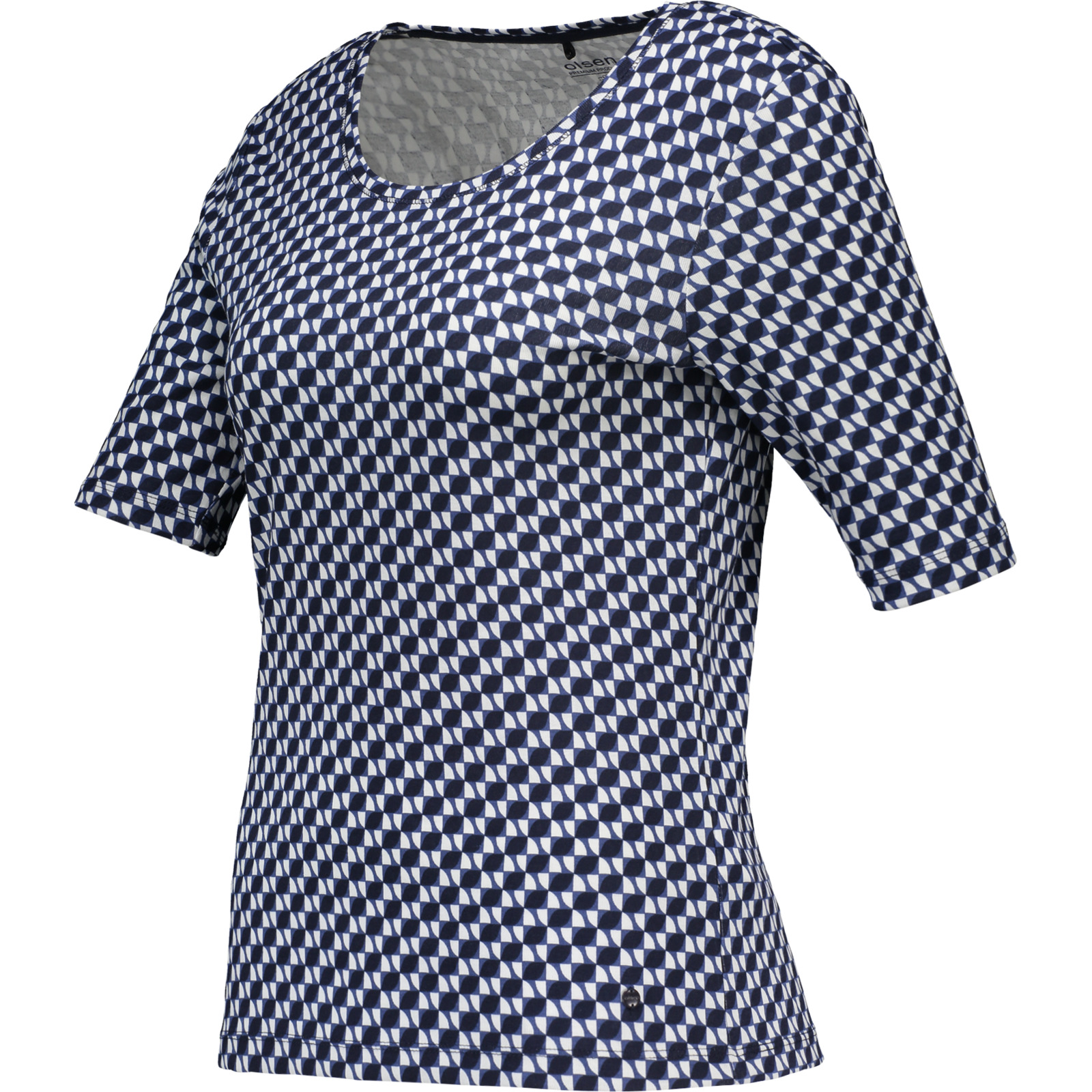 Olsen Damen-T-Shirt, gemustert