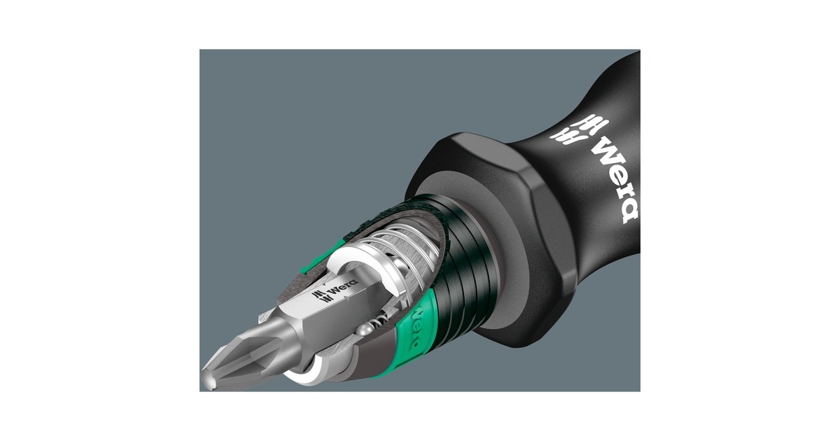 Wera845/8 Verzink bit-set, 8‑delig bitset  (Zwart/groen)