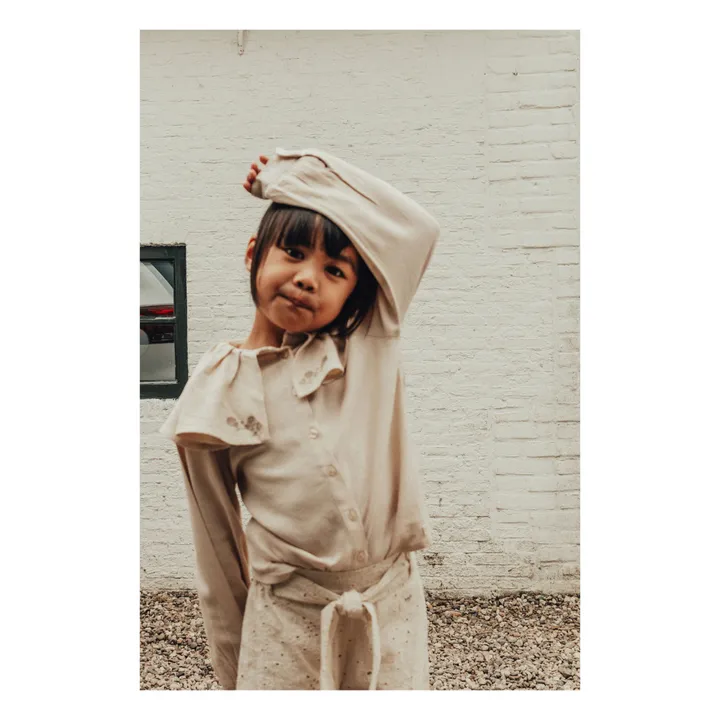 Baje Studio Blouse Ruby Brodée | Sable