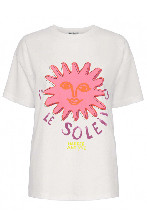 Harper & Yve ecru dames t-shirt