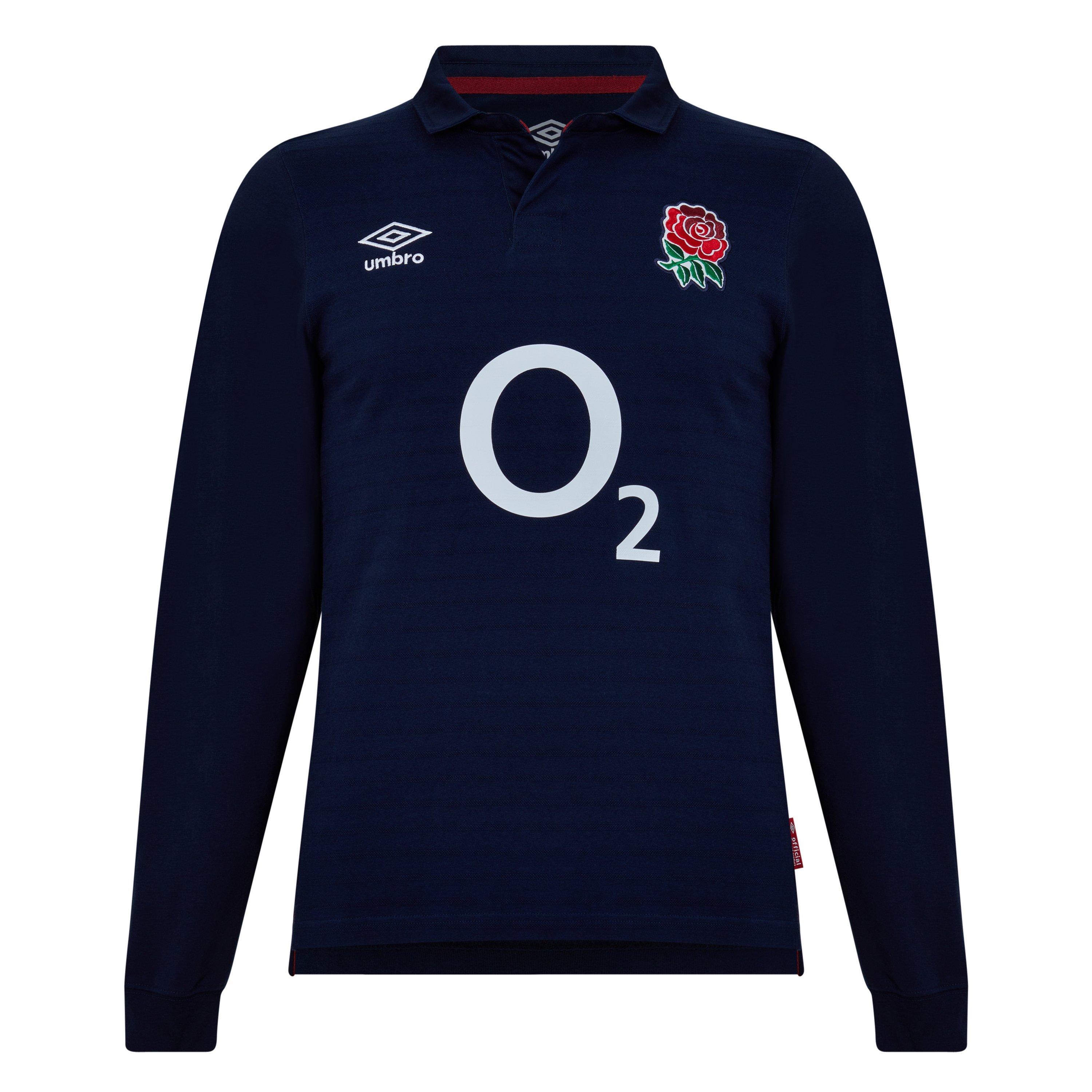 Umbro England Rugby Alternate Classic Long Sleeve Shirt 2023 Adults