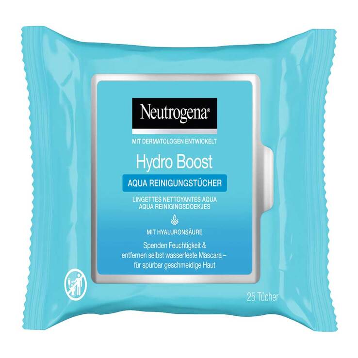 Neutrogena Hydro Boost Aqua Reinigungstücher, 25 St