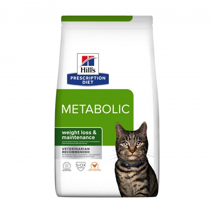 HILL'S Prescription Diet Metabolic au Poulet - Croquettes pour chat