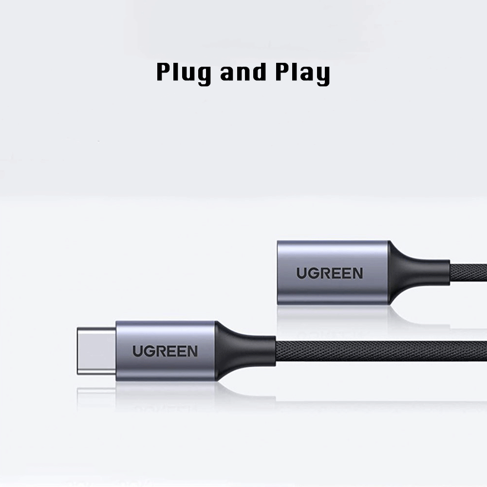(MFi) USB C auf Lightning Konverter Adapter - Grau