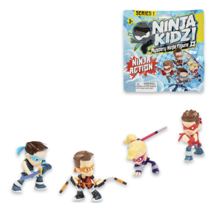 Ninja Kidz - Ninja Action Mystery Figures S1 Ass Cdu