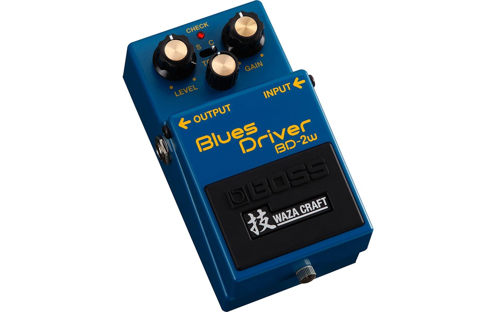 Pedal BD-2W Blues Driver<br>Neuauflage des klassischen BD-2-«Blues Driver»-Pedal, erweitert auf Basis der «Waza»-Handwerkskunst