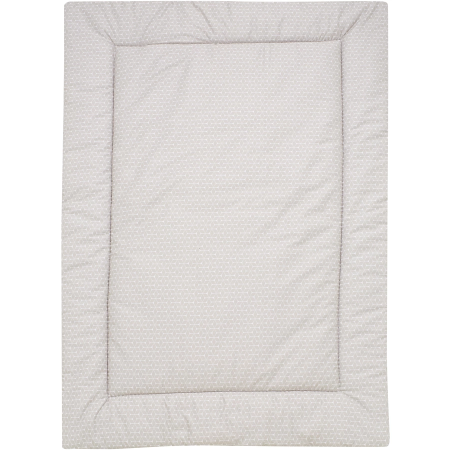 Alvi Krabbeldecke Raute taupe 100 x 135 cm