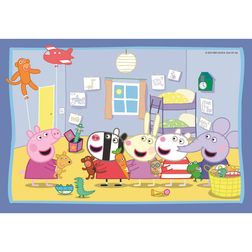 Ravensburger puzzel Peppa Pig - 2 x 12 stukjes