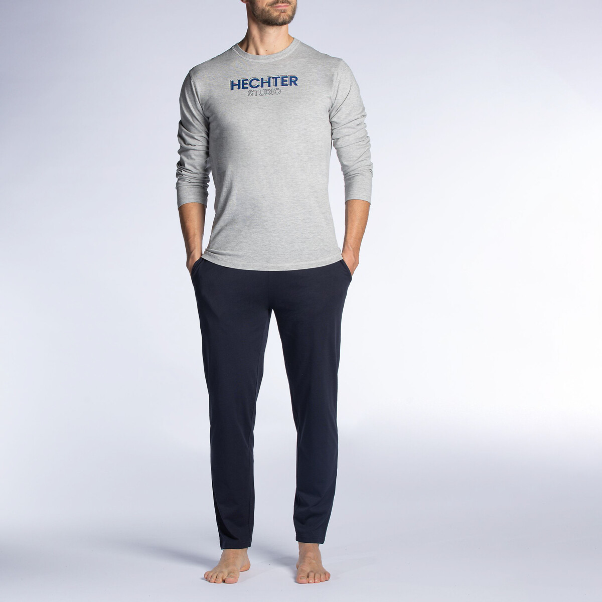 DANIEL HECHTER LINGERIE<br>Pijama comprido com logotipo