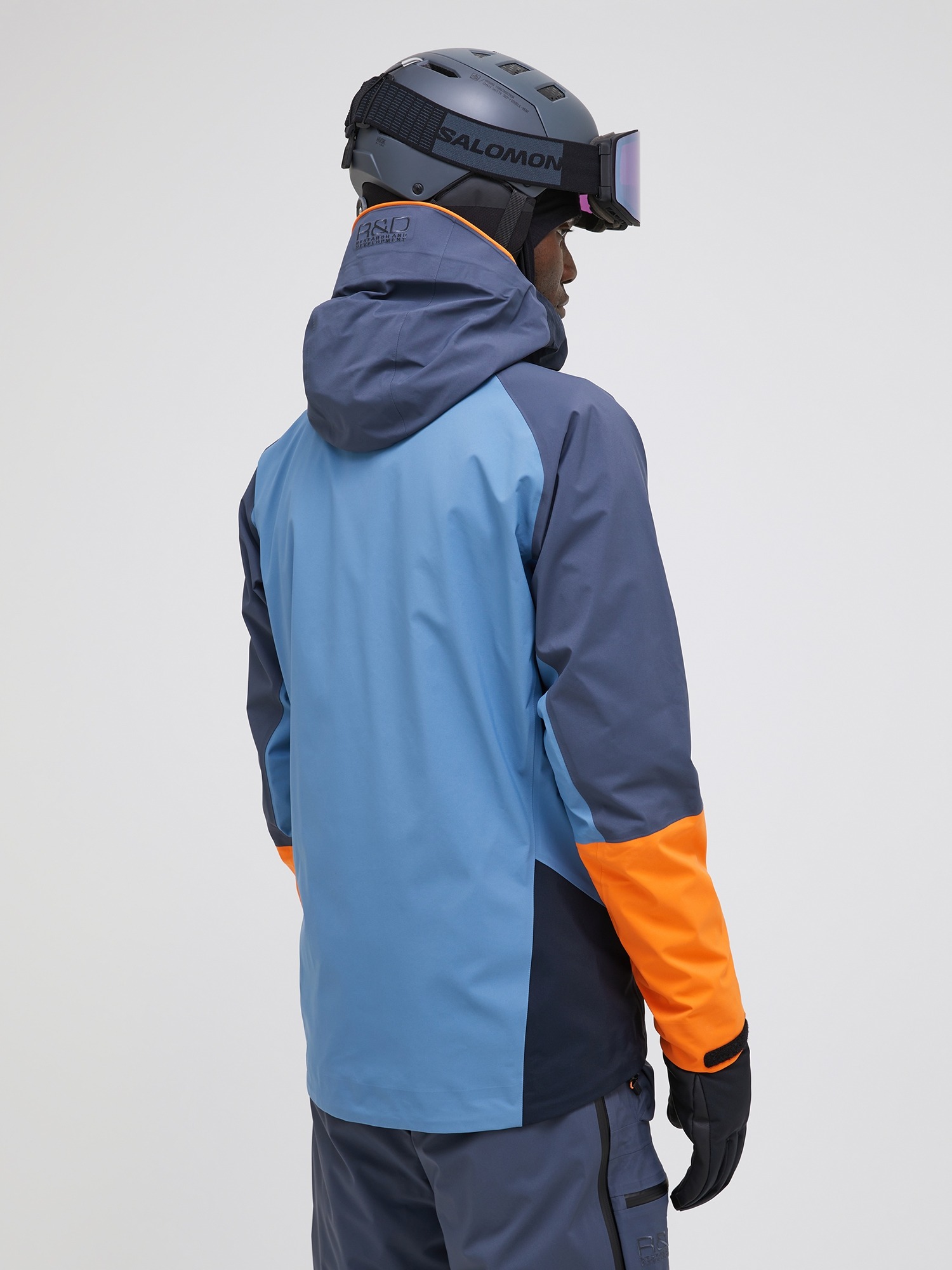 Vislight GORE-TEX C-Knit 3L Shell Jacket Herre Ombre Blue/Shallow/Orange Dune