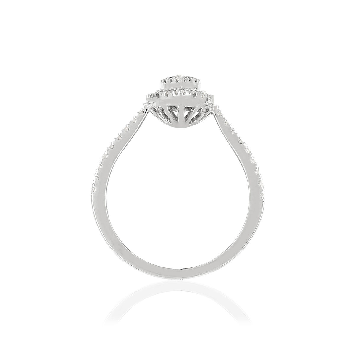 Bague MATY Or 750 blanc Diamants