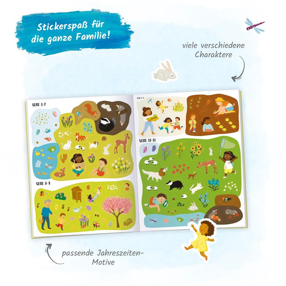 Trötsch Stickerbuch Mein großes Stickerbuch Jahreszeiten