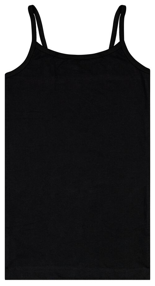 2 débardeurs enfant coton/stretch noir
