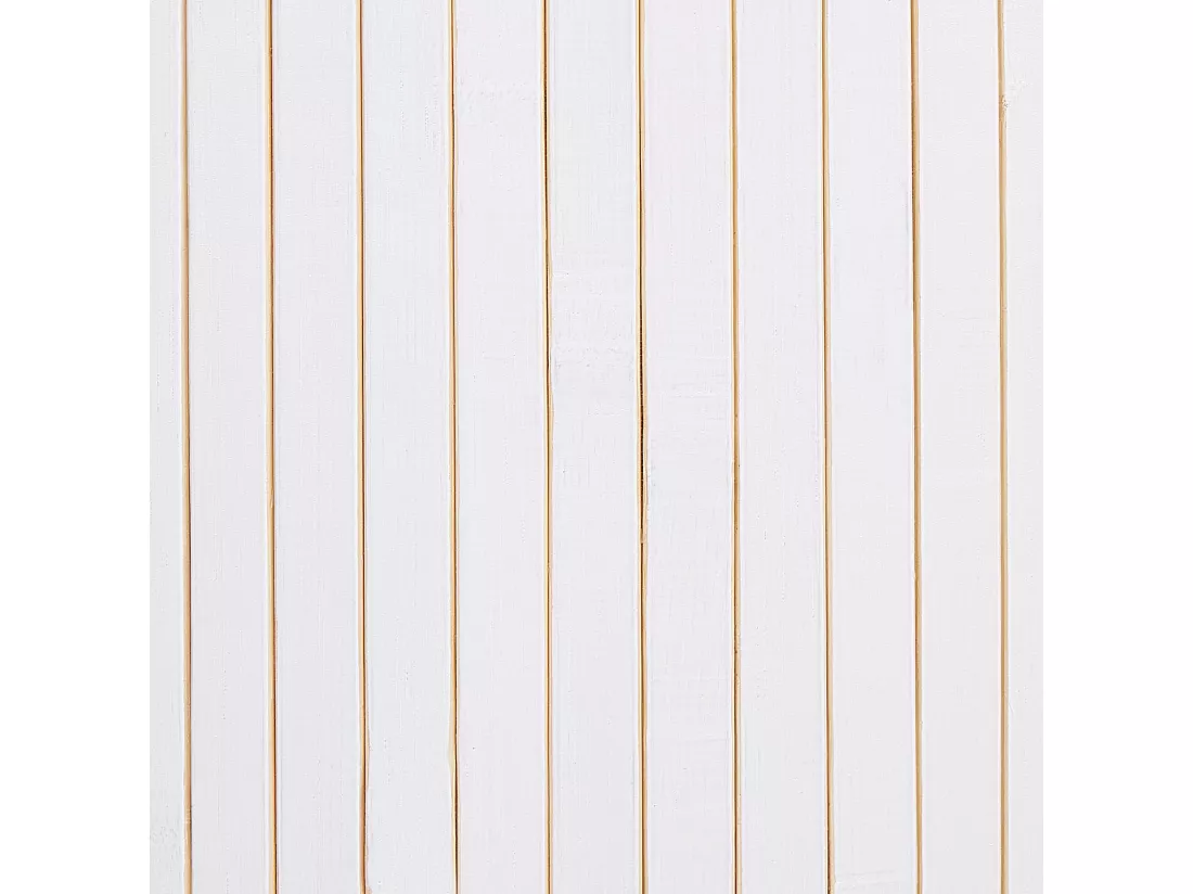 Panier en bambou blanc 60 cm SANNAR