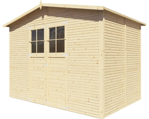 Bertilo Fineline Rhombus Profiel Tuinhuis 322 x 209 cm Naturel
