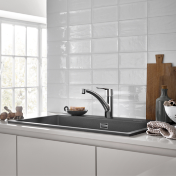 Grohe Quickfix keukenkraan Start lage uitloop chroom
