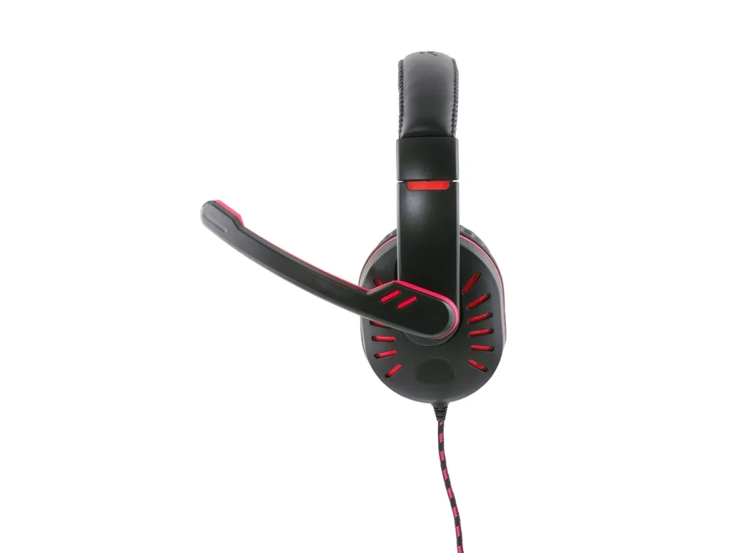 HEADPHONES WITH MICROPHONE FOR GAMERS CROW RED