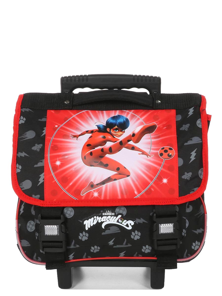 Cartable À roulettes Miraculous Love and Courage 38 cm