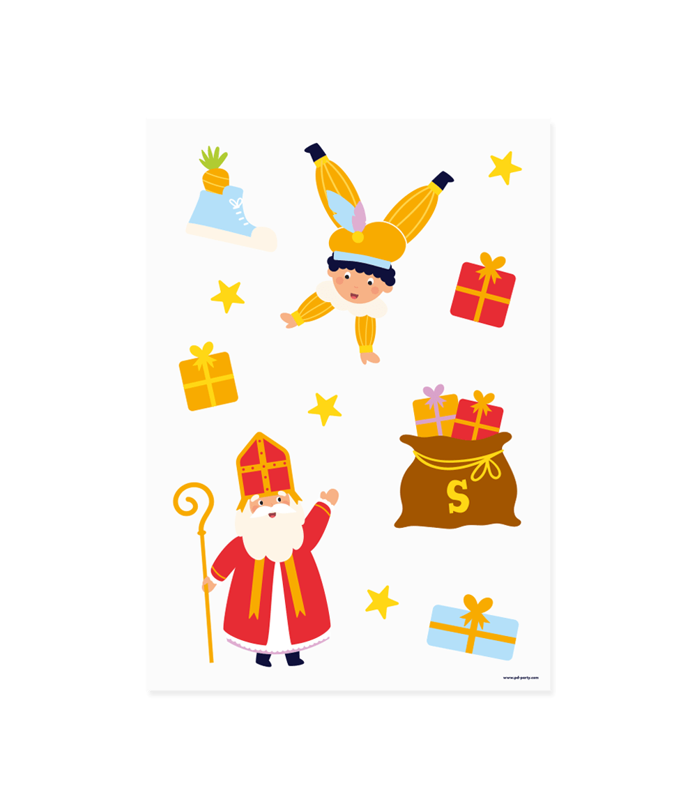 Sinterklaas Raamstickers