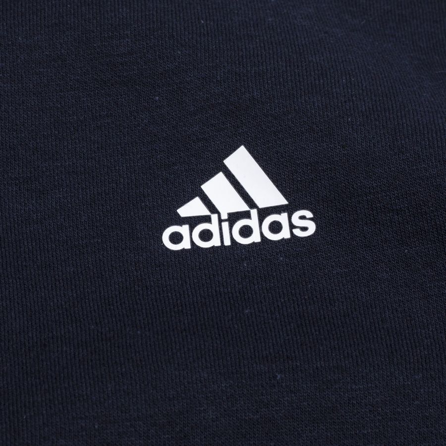 adidas Sweat à Capuche 3-Stripes Essentials - Bleu Marine/Blanc Enfant