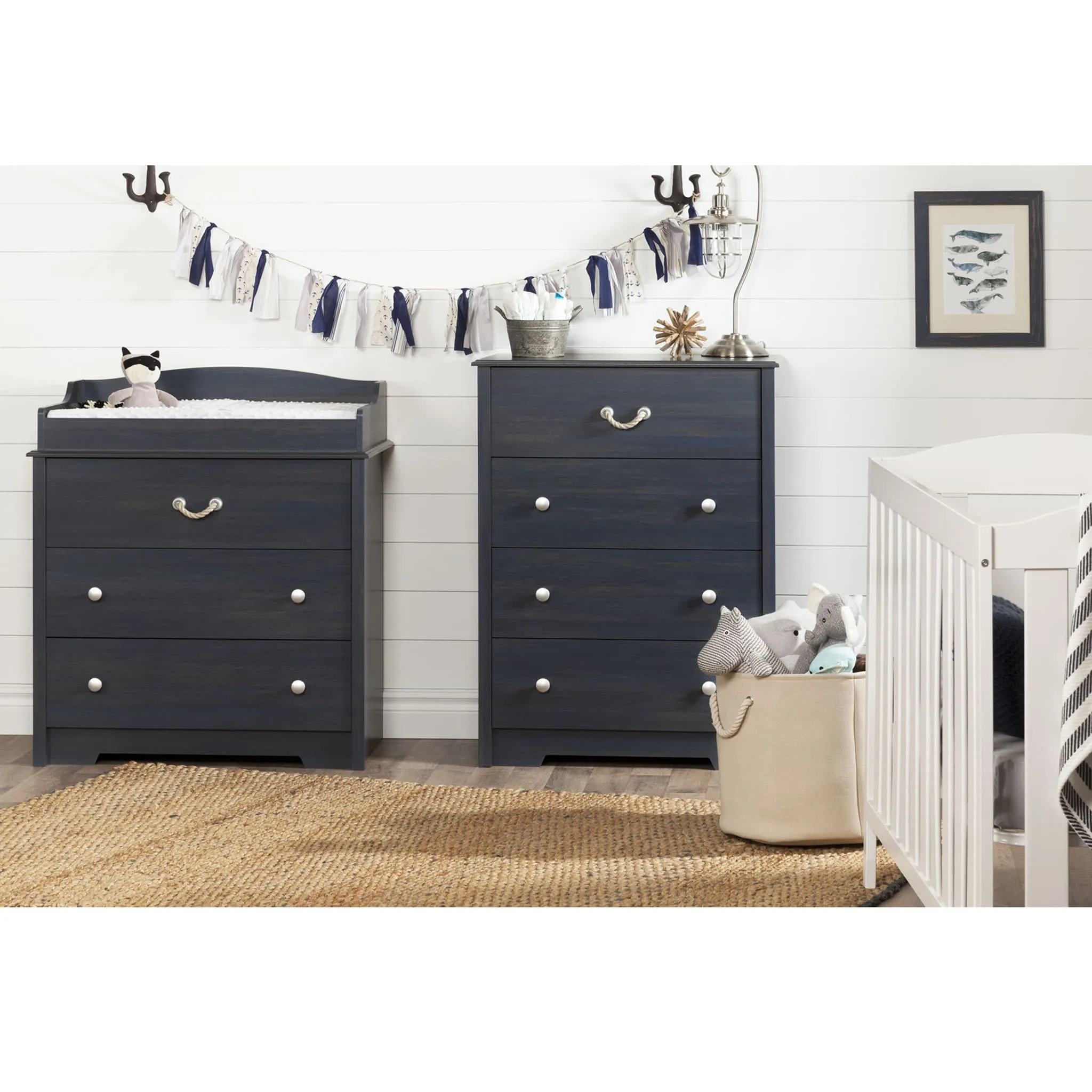 South Shore Commode 4 Tiroirs Navali - Myrtille