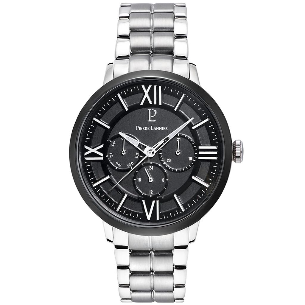 Montre Pierre Lannier Collection Beaucour Noir