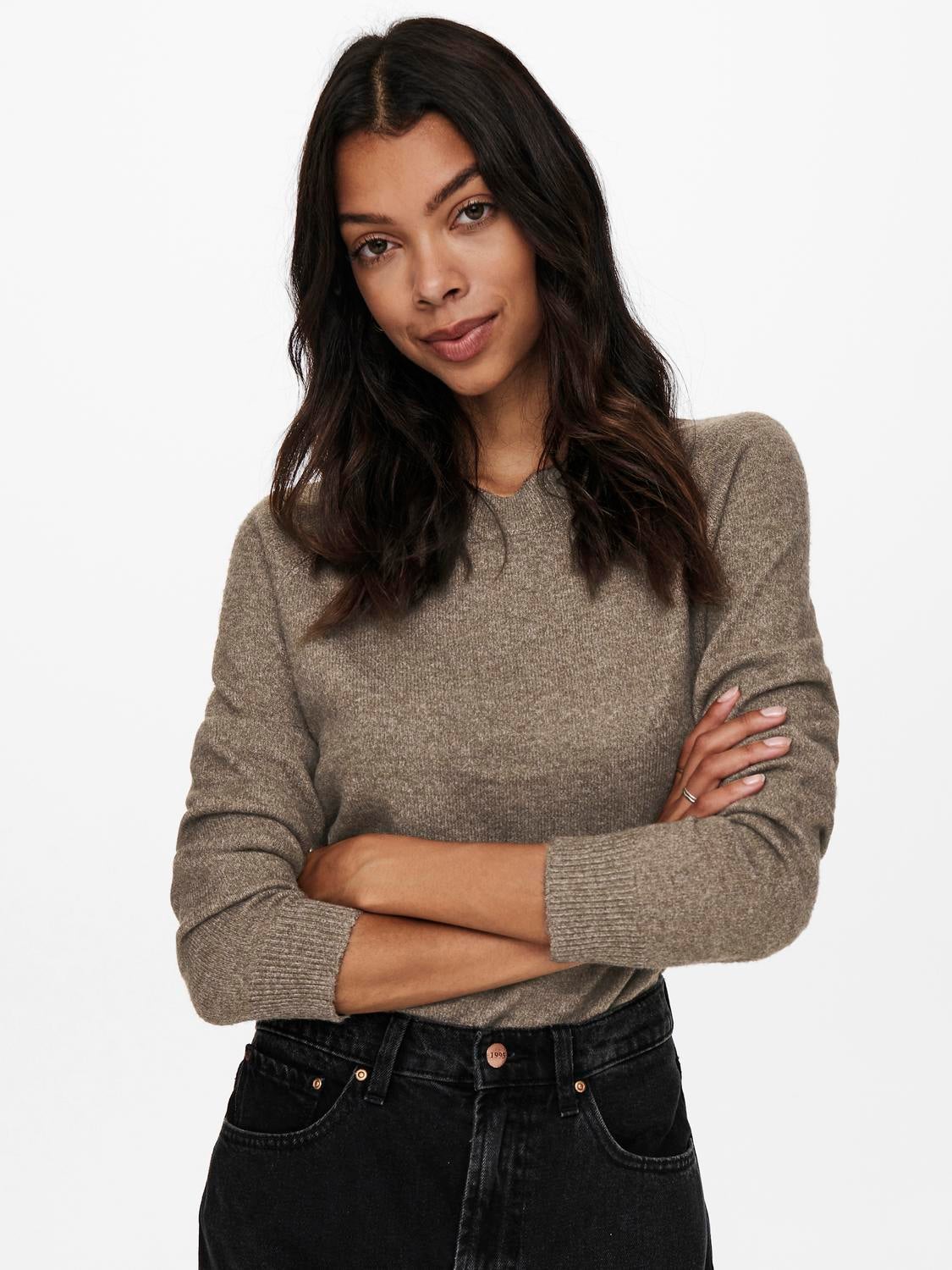 ONLRICA Strickpullover Brownie
