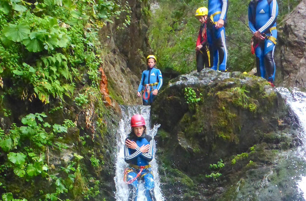 Canyoning in Sautens abenteuerliches Geschenk