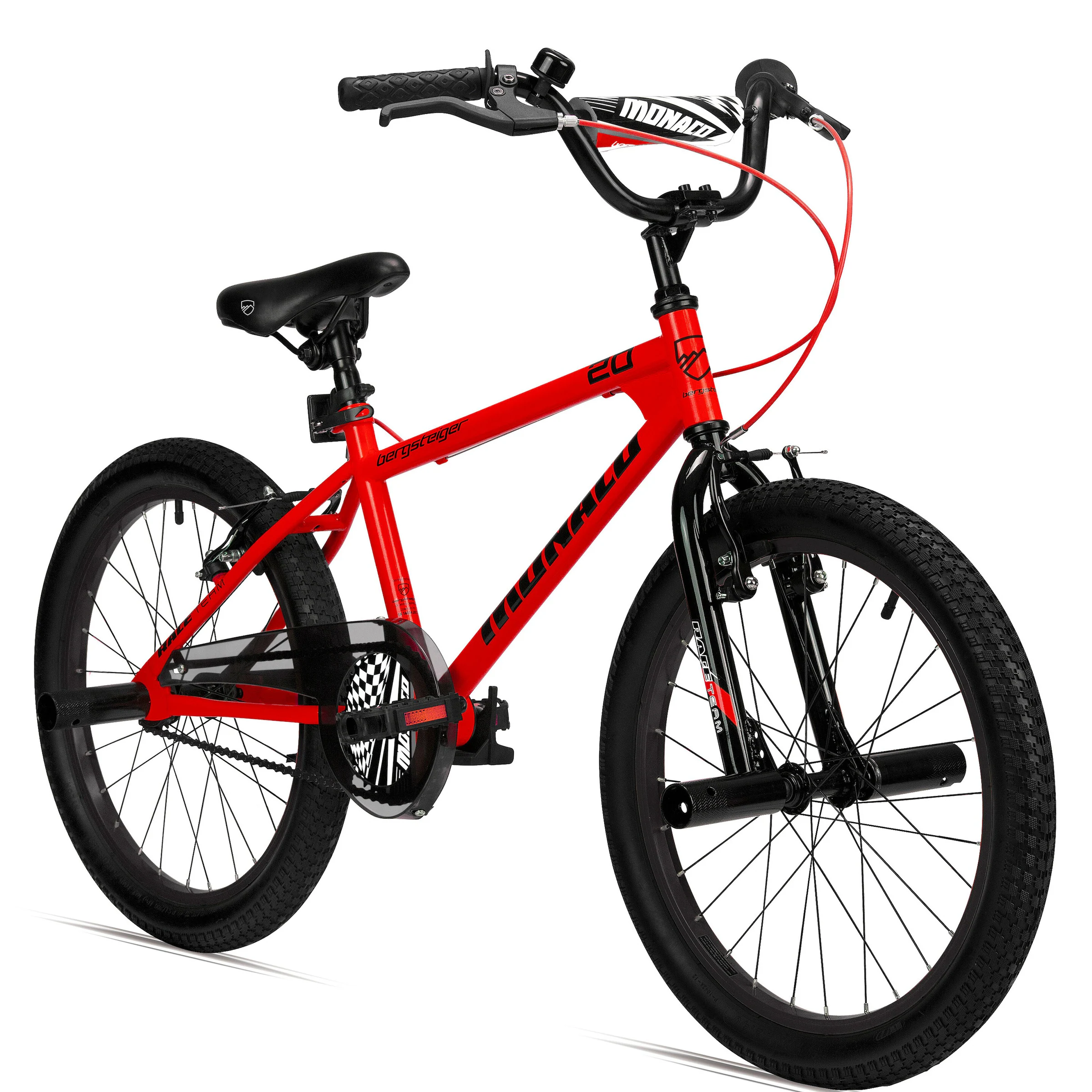 Bergsteiger Kinderfahrrad Monaco 20 Zoll | racing red