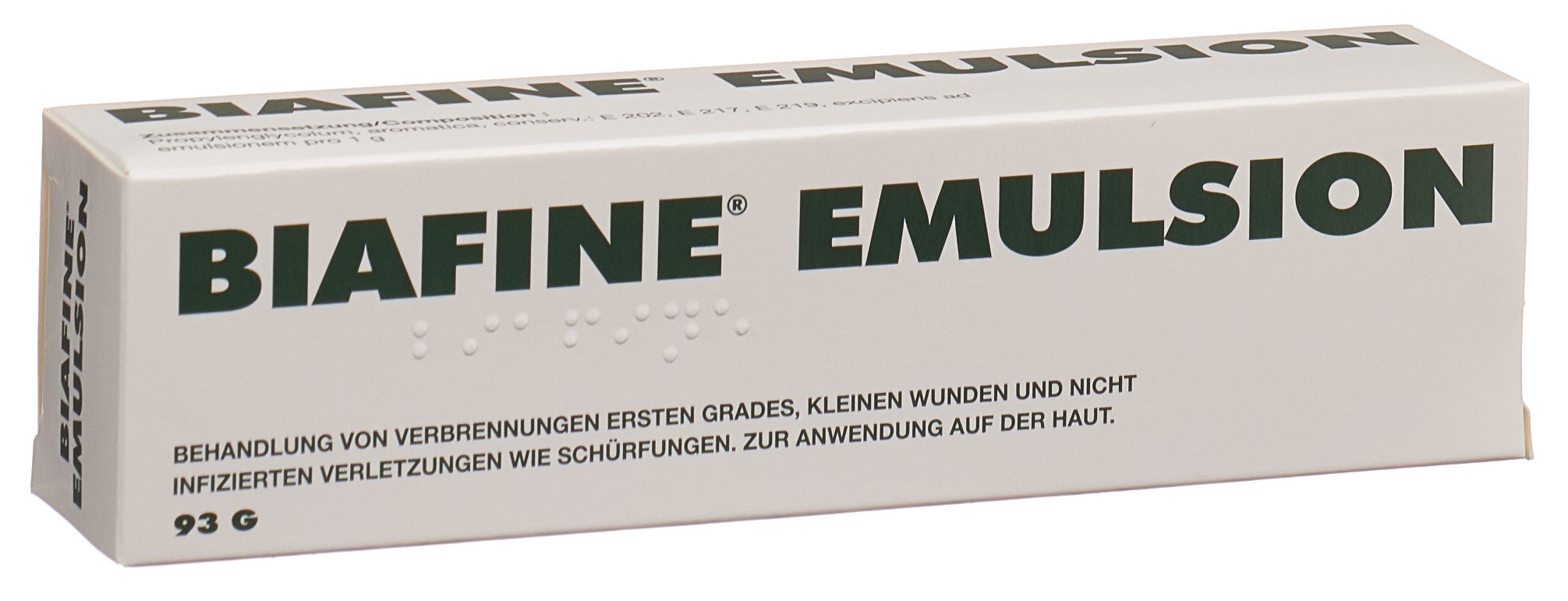 Biafine Emuls Tb 93 g<br>93 g, Tube, Emulsion zur Anwendung auf der Haut