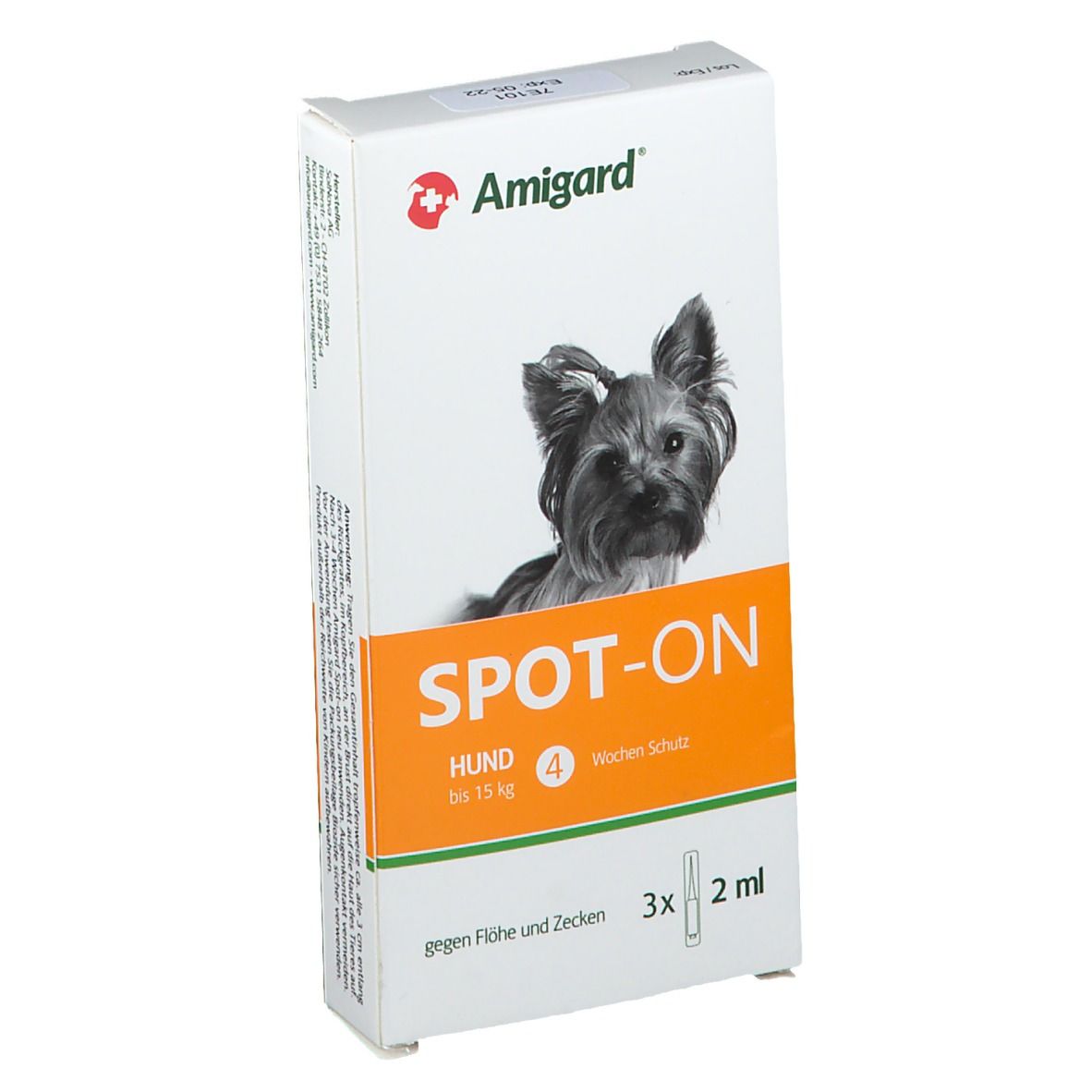 Amigard® Spot-On für Hunde unter 15 kg